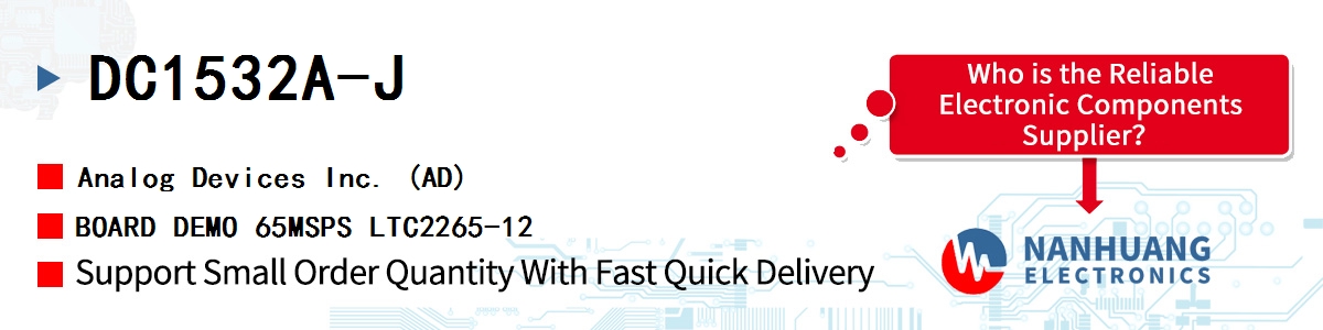 DC1532A-J ADI BOARD DEMO 65MSPS LTC2265-12