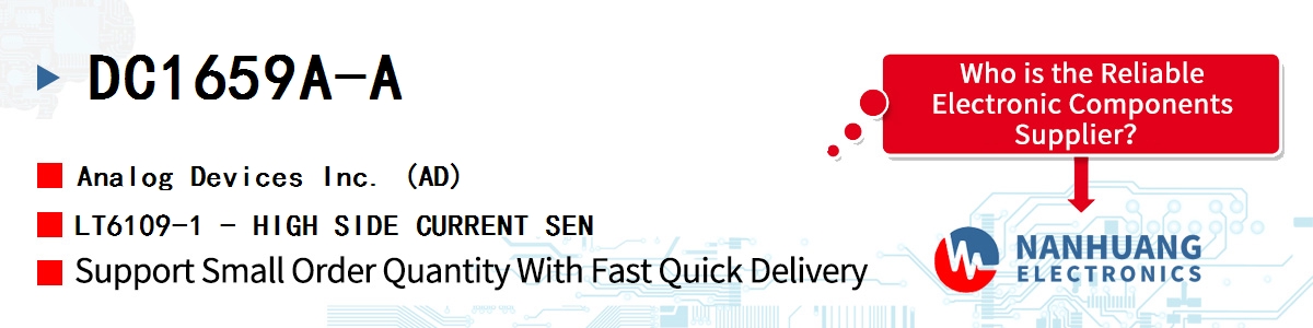DC1659A-A ADI LT6109-1 - HIGH SIDE CURRENT SEN