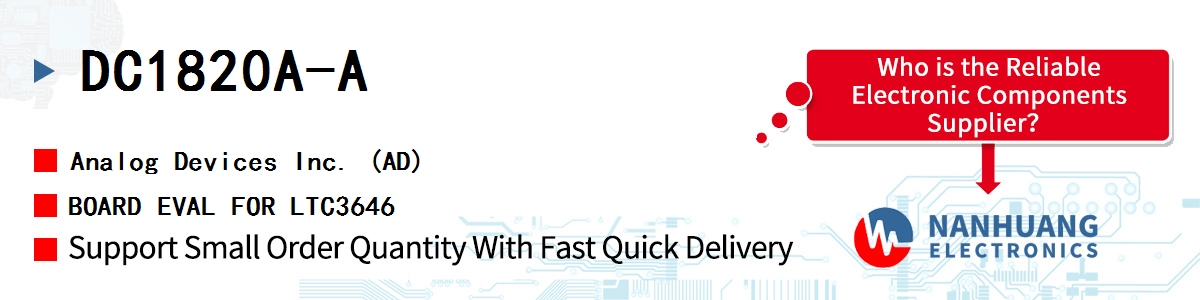 DC1820A-A ADI BOARD EVAL FOR LTC3646