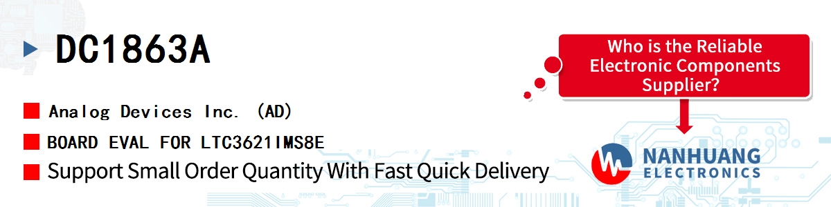 DC1863A ADI BOARD EVAL FOR LTC3621IMS8E