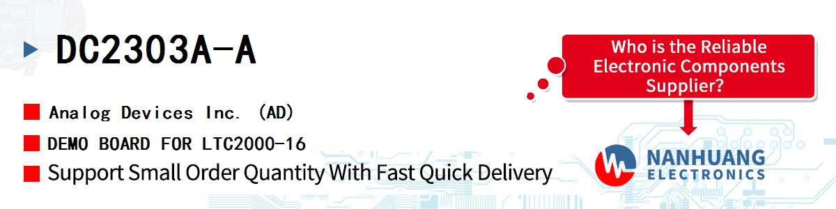 DC2303A-A ADI DEMO BOARD FOR LTC2000-16