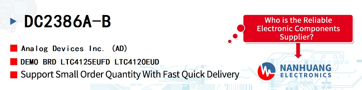 DC2386A-B ADI DEMO BRD LTC4125EUFD LTC4120EUD