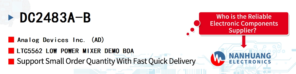 DC2483A-B ADI LTC5562 LOW POWER MIXER DEMO BOA