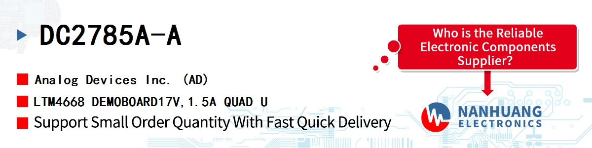 DC2785A-A ADI LTM4668 DEMOBOARD17V,1.5A QUAD U