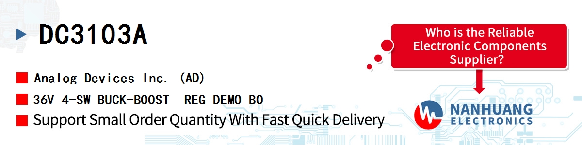 DC3103A ADI 36V 4-SW BUCK-BOOST REG DEMO BO