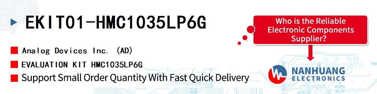 EKIT01-HMC1035LP6G ADI EVALUATION KIT HMC1035LP6G
