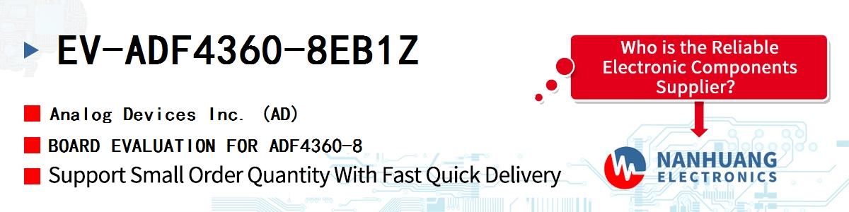 EV-ADF4360-8EB1Z ADI BOARD EVALUATION FOR ADF4360-8