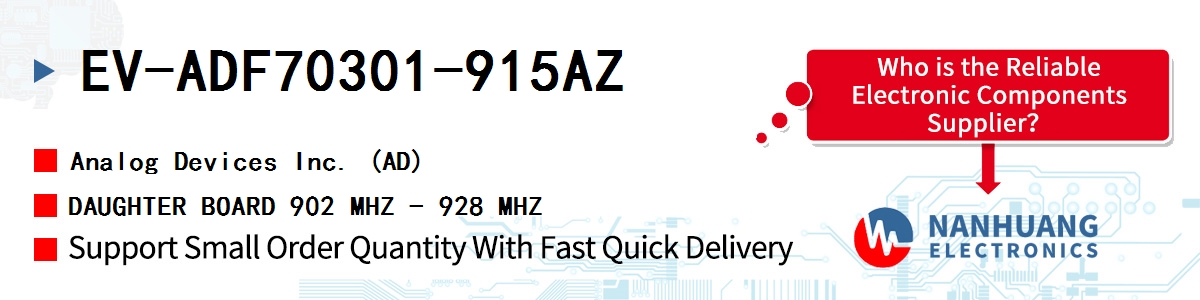 EV-ADF70301-915AZ ADI DAUGHTER BOARD 902 MHZ - 928 MHZ