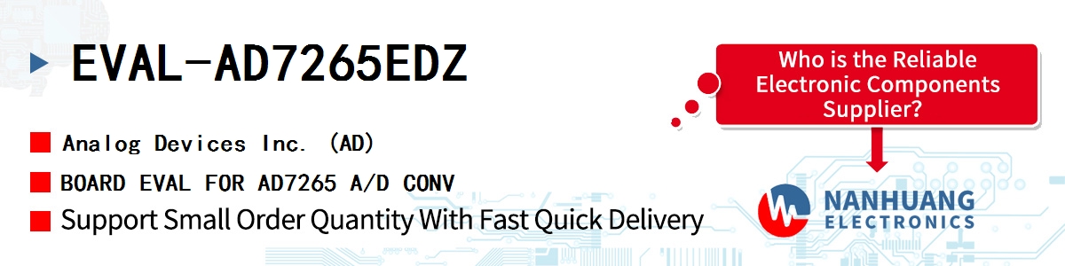 EVAL-AD7265EDZ ADI BOARD EVAL FOR AD7265 A/D CONV