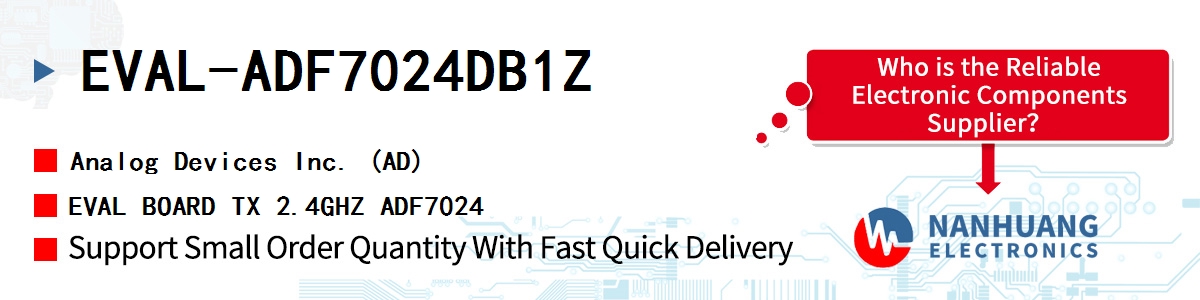 EVAL-ADF7024DB1Z ADI EVAL BOARD TX 2.4GHZ ADF7024