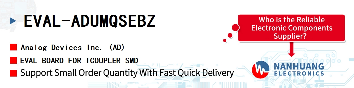 EVAL-ADUMQSEBZ ADI EVAL BOARD FOR ICOUPLER SMD