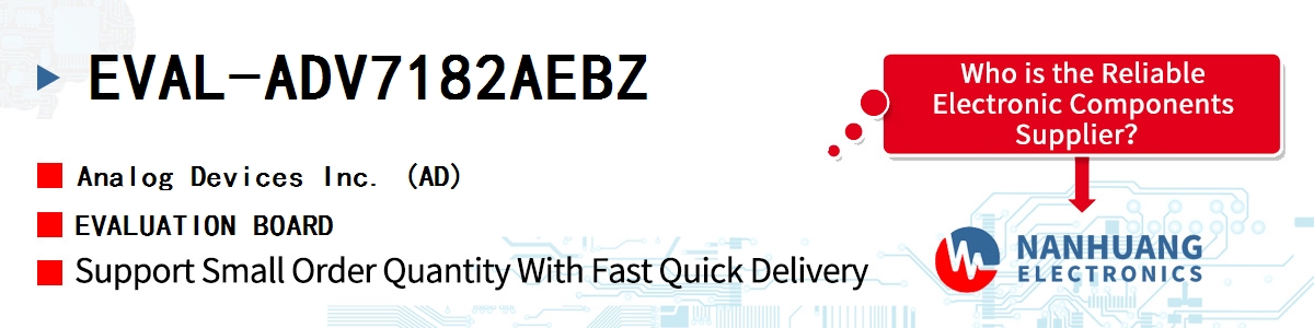 EVAL-ADV7182AEBZ ADI EVALUATION BOARD