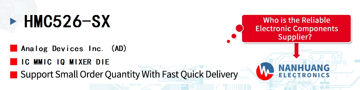 HMC526-SX ADI IC MMIC IQ MIXER DIE