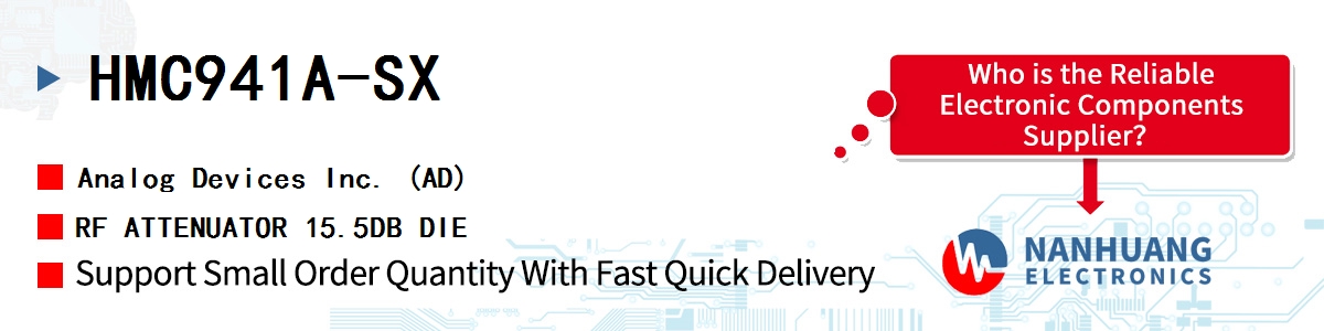 HMC941A-SX ADI RF ATTENUATOR 15.5DB DIE