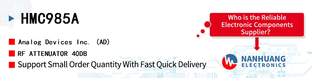 HMC985A ADI RF ATTENUATOR 40DB
