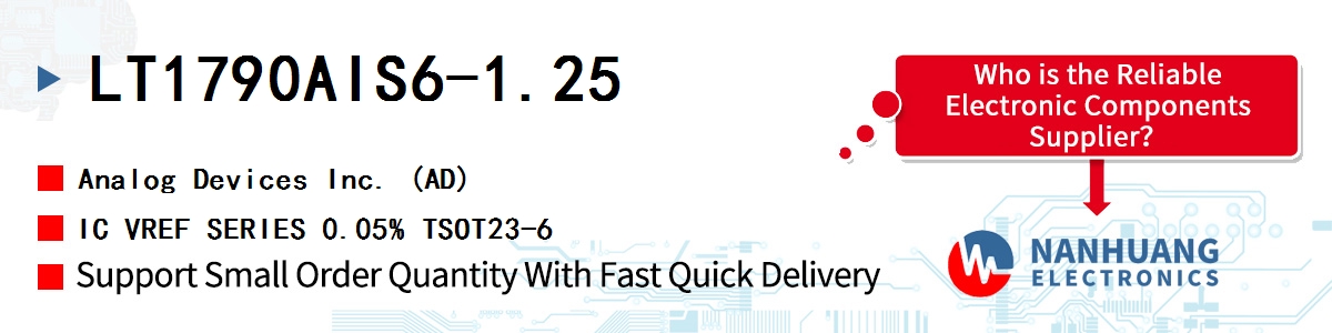 LT1790AIS6-1.25 ADI IC VREF SERIES 0.05% TSOT23-6