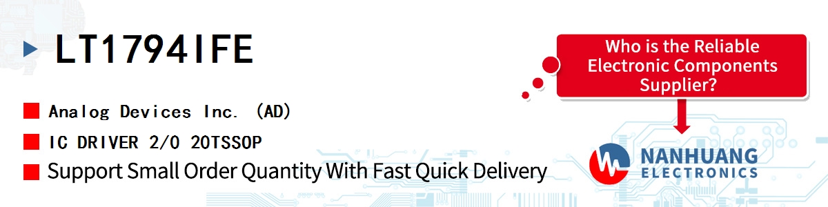 LT1794IFE ADI IC DRIVER 2/0 20TSSOP