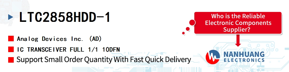 LTC2858HDD-1 ADI IC TRANSCEIVER FULL 1/1 10DFN