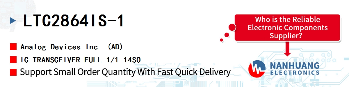 LTC2864IS-1 ADI IC TRANSCEIVER FULL 1/1 14SO