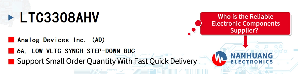 LTC3308AHV ADI 6A, LOW VLTG SYNCH STEP-DOWN BUC
