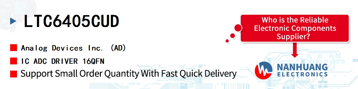 LTC6405CUD ADI IC ADC DRIVER 16QFN