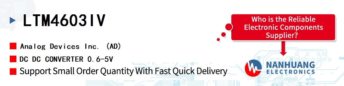 LTM4603IV ADI DC DC CONVERTER 0.6-5V