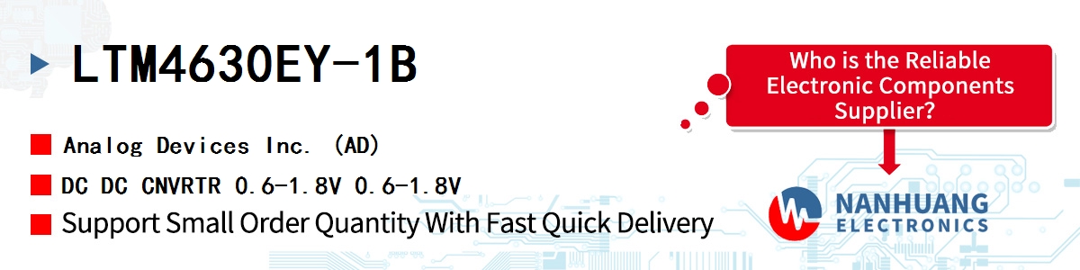LTM4630EY-1B ADI DC DC CNVRTR 0.6-1.8V 0.6-1.8V