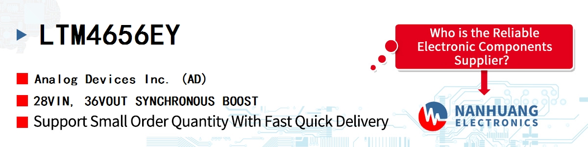 LTM4656EY ADI 28VIN, 36VOUT SYNCHRONOUS BOOST