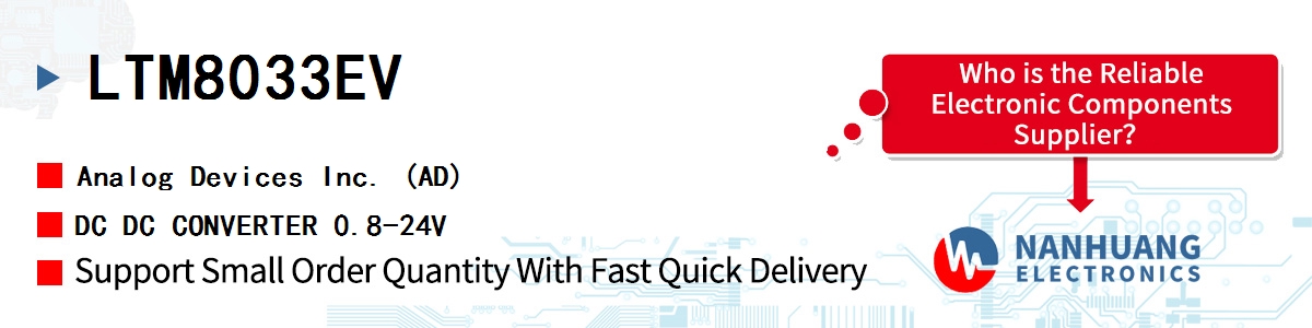 LTM8033EV ADI DC DC CONVERTER 0.8-24V