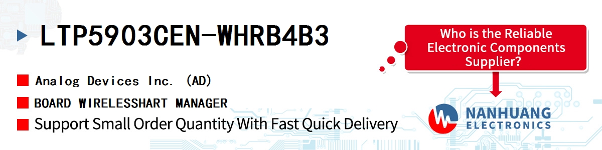 LTP5903CEN-WHRB4B3 ADI BOARD WIRELESSHART MANAGER