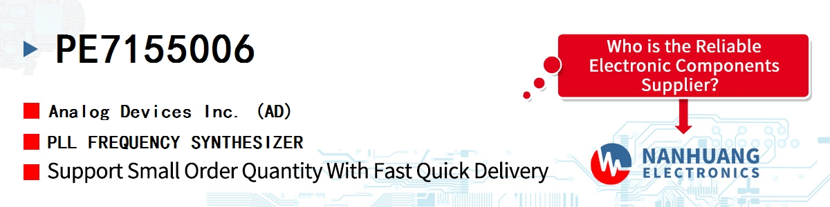 PE7155006 ADI PLL FREQUENCY SYNTHESIZER