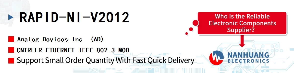 RAPID-NI-V2012 ADI CNTRLLR ETHERNET IEEE 802.3 MOD