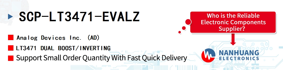 SCP-LT3471-EVALZ ADI LT3471 DUAL BOOST/INVERTING
